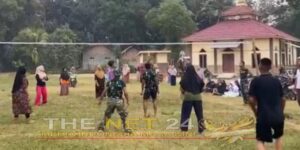 Bangkit Setelah Jatuh, Makna Olahraga Satgas TMMD Kodim 0411/KM