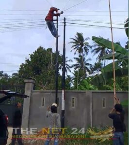 Tiang Fiber Optik PT Armada Tancap Tanah Warga Tanpa Izin, Bukti Perizinan Tidak Ditemukan