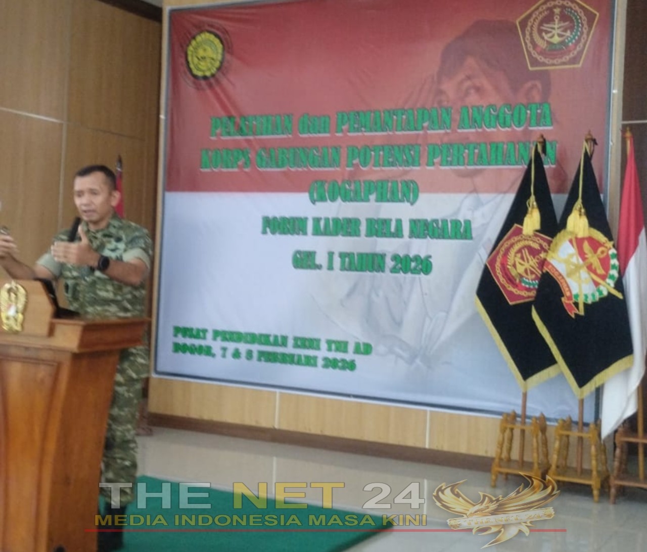Digelarnya Pembekalan Korps Gabungan Potensi Pertahanan (Kogaphan) Forum Kader Bela Negara