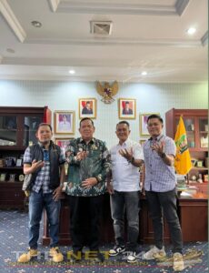 Wakil Bupati Lampung Timur Terima Kunjungan Silahturahmi Dari SMSI