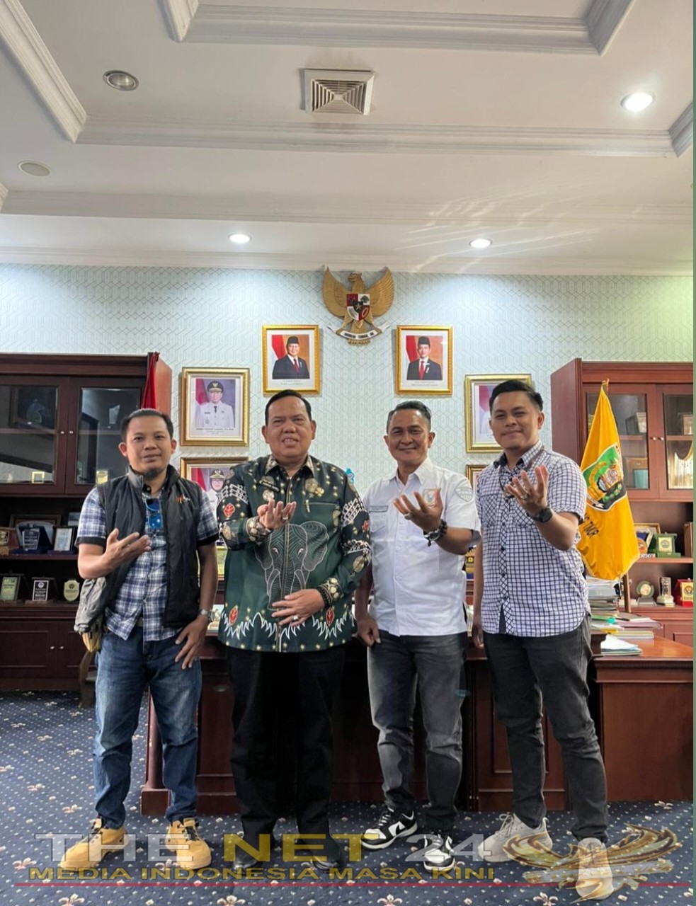 Wakil Bupati Lampung Timur Terima Kunjungan Silahturahmi Dari SMSI