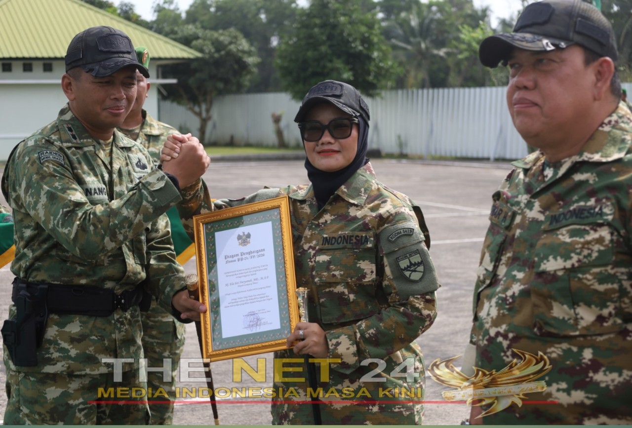 Bupati Ela Siti Nuryamah Resmi Jadi Warga Kehormatan Kodim 0429/Lampung Timur