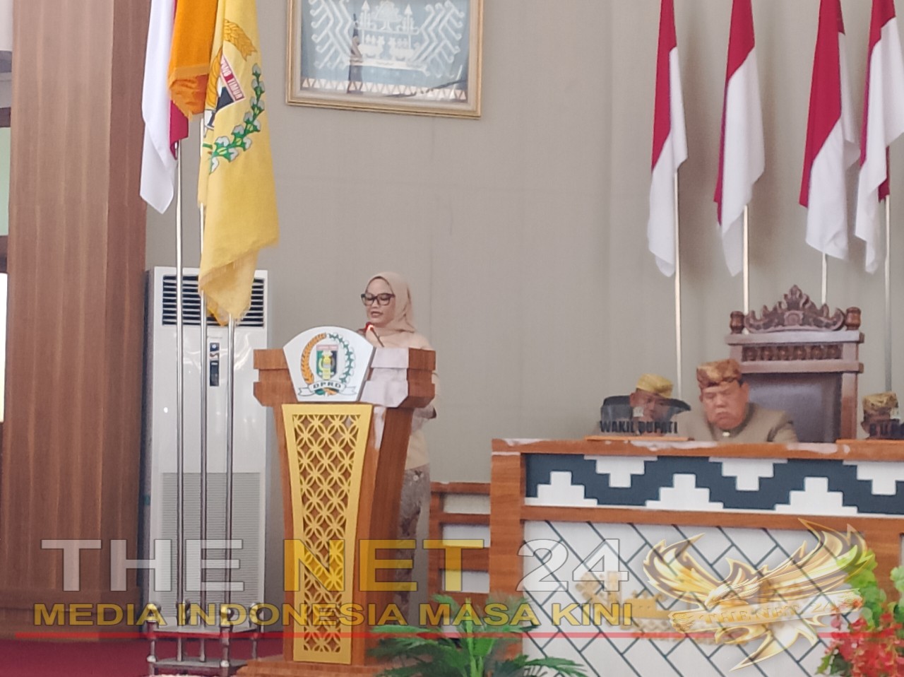 Bupati Lampung Timur Hadiri Paripurna Istimewa HUT Lamtim ke-27 di DPRD Lampung Timur