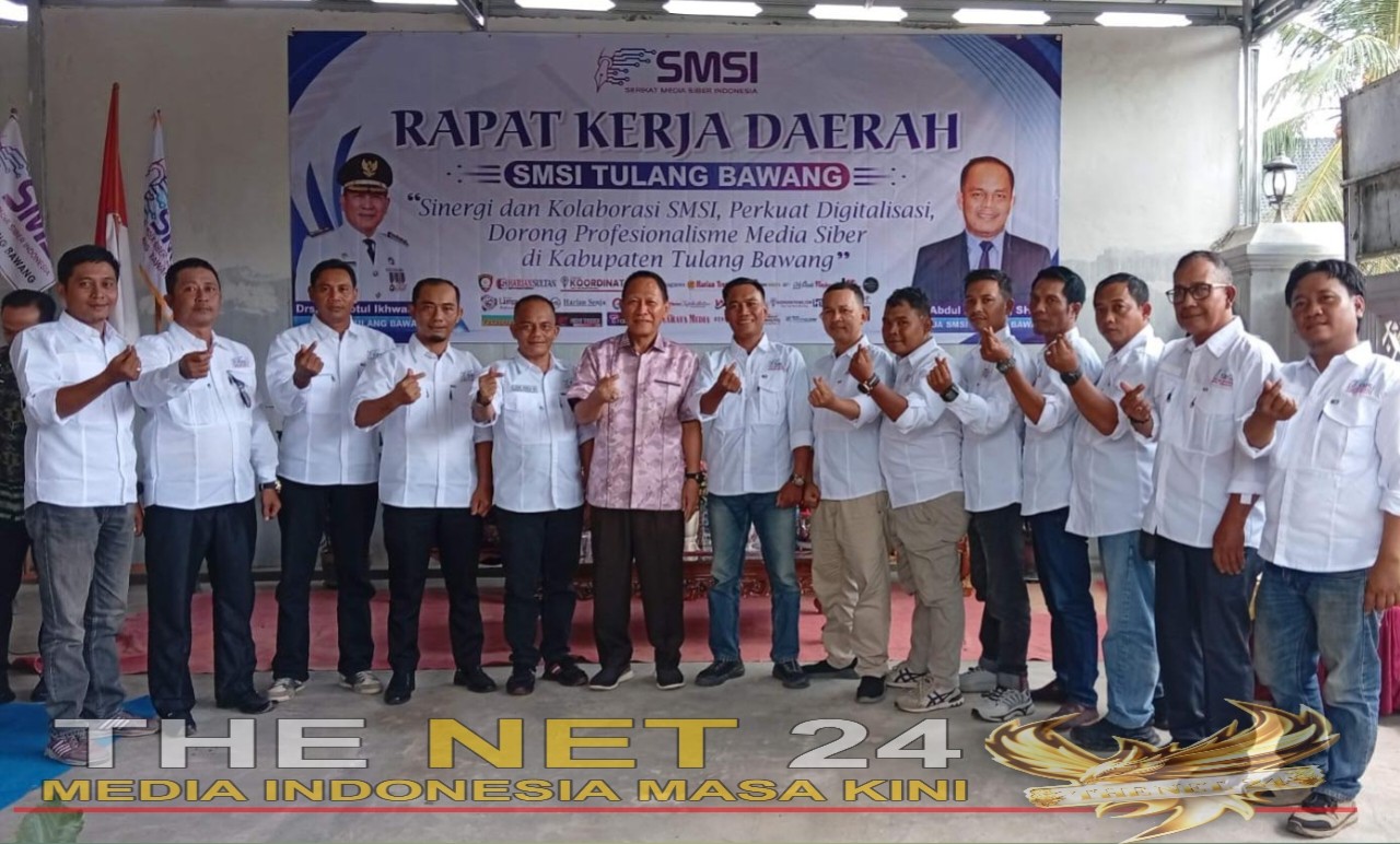 Bupati Qudrotul Ikhwan Buka Rakerda SMSI Tulang Bawang, Dorong Media Siber Jadi Motor Penggerak Pembangunan