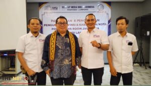 SMSI Kukuhkan Pokja Newsroom Jaga Desa Lampung, Jadi Mitra Kawal Dana Desa