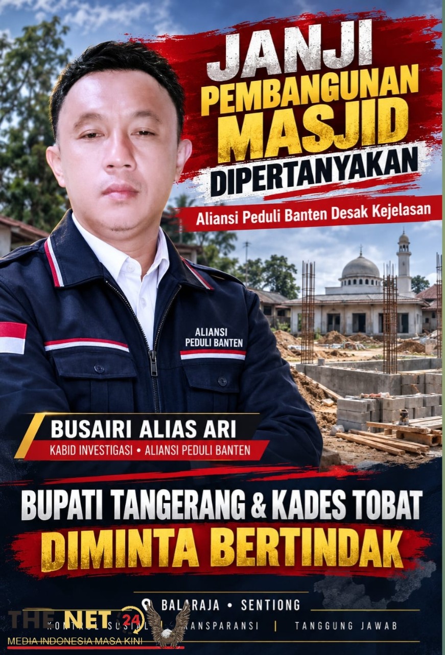 Aliansi Peduli Banten Tagih Janji Bupati Tangerang Soal Masjid Nuruttijaroh, Desak Polda Banten Tuntaskan Kasus Kades Tobat
