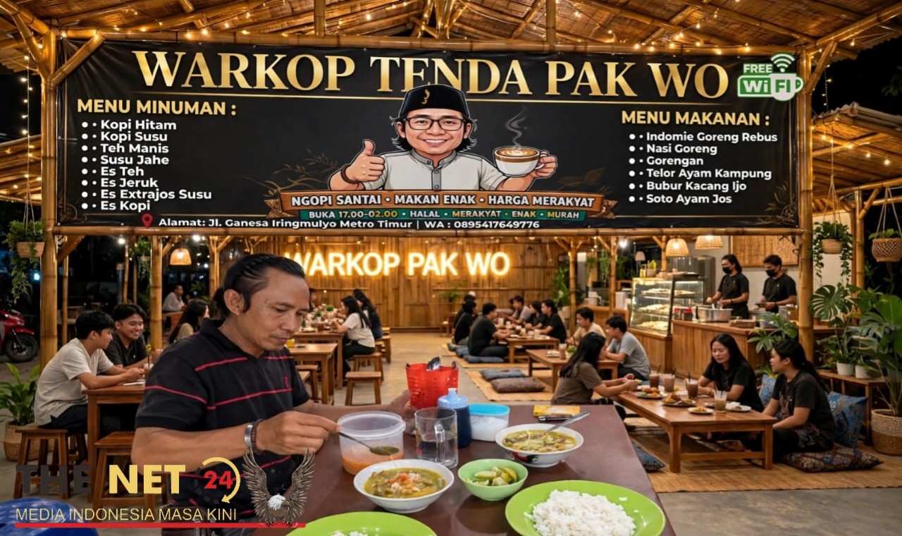 Rasa Mantap, Harga Bersahabat! Warkop Tenda Pakwo Jadi Pilihan Kuliner di Kawasan Kampus Metro